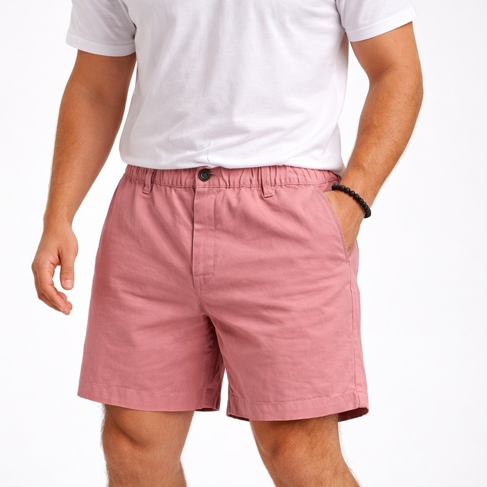 NWT Chubbies Men’s The Dahlias 5.5" Originals Shorts in Pink, Size XXL
